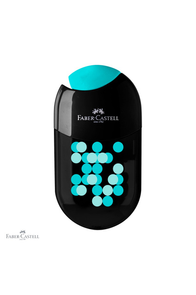 Faber Castell Faber-Castell Two Tone Double Sharpener with Eraser and Contain...