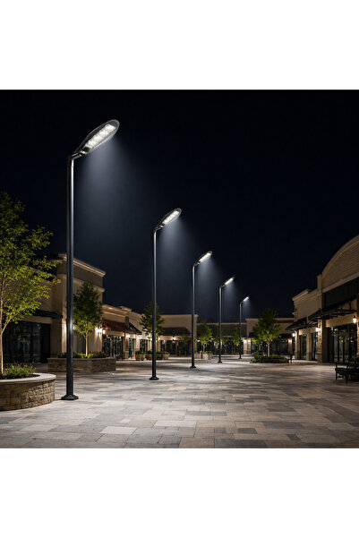 OEM ΣΕΤ 5x Φωτιστικό Δρόμου 1200W, Ηλιακή Φόρτιση (V12)