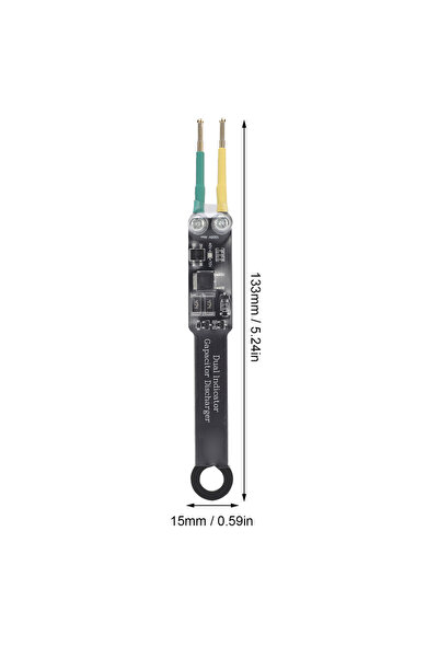 Choice 1000V Portable Capacitor Discharge Pen Adjustable Pin Spacing AC DC LE...