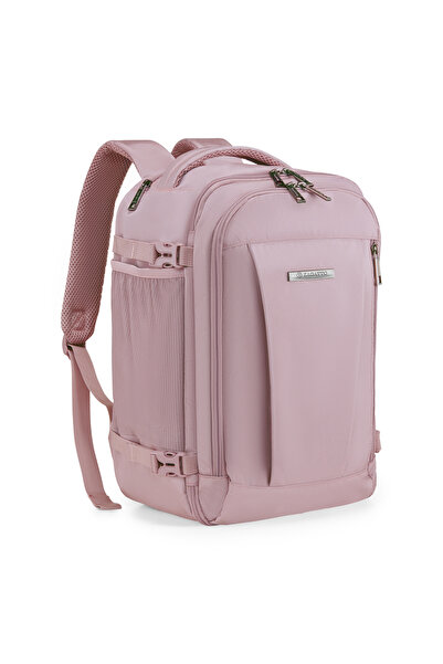 zagatto Σακίδιο πλάτης για αεροπορικά ταξίδια, ροζ, χειραποσκευή 40×30×20 εκ....