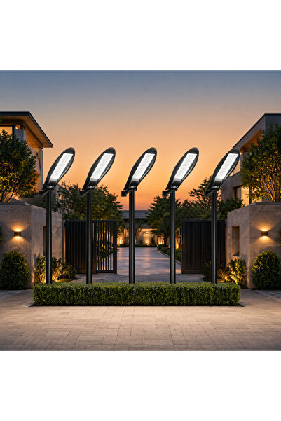 OEM ΣΕΤ 5x Φωτιστικό Δρόμου 1200W, Ηλιακή Φόρτιση (V16)