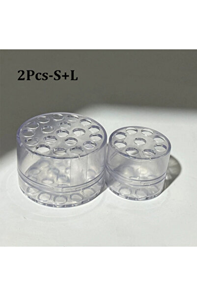 Choice1 2Pcs-(S L) 4/2Pcs Spiral Stem Holder for Flowers - Clear Floral Frog ...