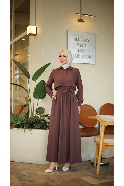 Moda İncir ΦΕΡΑΣ με ζώνη και τσέπες