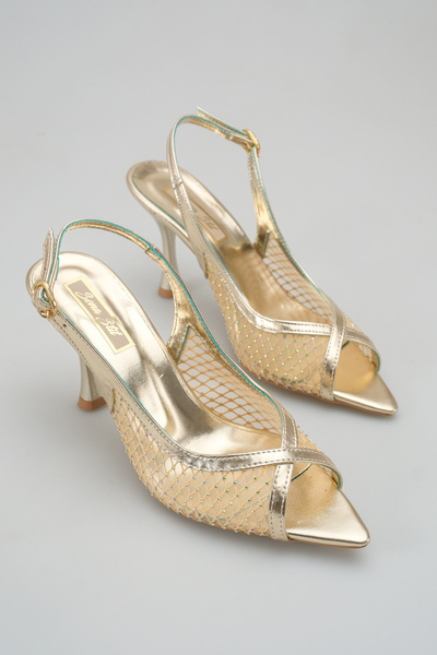 SENASTİL Διαφανές διχτυωτό υλικό με πέτρες που αντανακλούν το φως, κομψά γυνα...