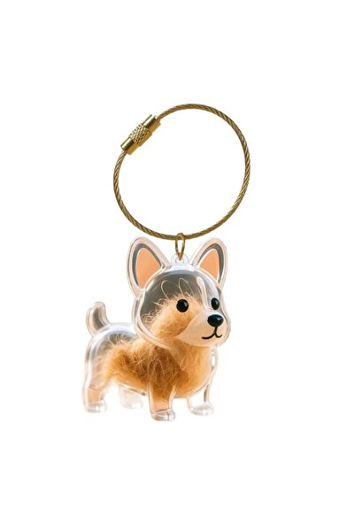 Choice I Dog Hair Storage Memorial Keepsake Pendant Backpack Keychain Pet Hai...