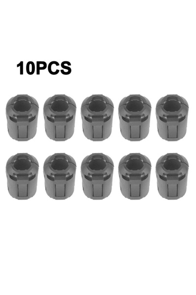 Choice 10PCS 10PCS 5MM Ferrite Core Clip Ferrite EMI Filter Cable Clip Noise ...