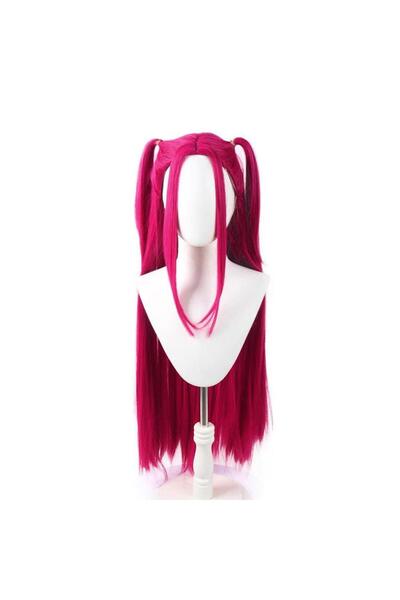 Choice red New1pcs Purple Long Braid With Side Ponytail Integrated Tiger Mout...