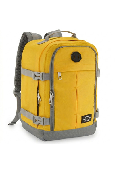 zagatto Σακίδιο πλάτης για αεροπορικά ταξίδια, κίτρινο, χειραποσκευή 40×30×20...