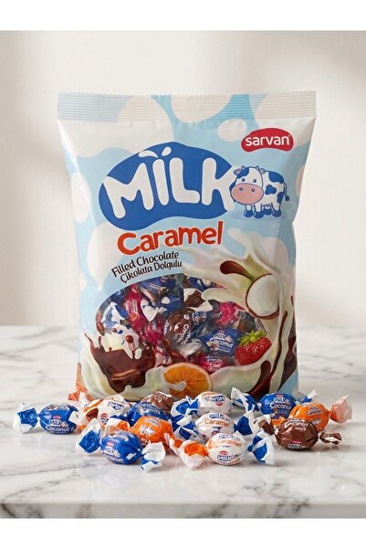 Sarvan MILK KARAMEL ŞEKER SÜTLÜ 800gr Bayramlık, hediyelik, İkramlık