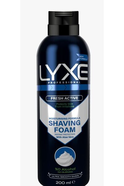 LYXE Φρέσκο Ενεργό Αφρόλουτρο Ξυρίσματος 200 ml – Προστασία και Φρεσκάδα για ...