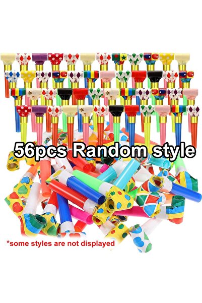 Choice 56PCS 28/56pcs Long Nosed Whistle Creative Party Sounding Atmosphere M...