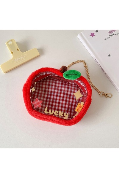 Choice1 Apple baby bag Cute plush bar doll storage bag student cotton doll st...