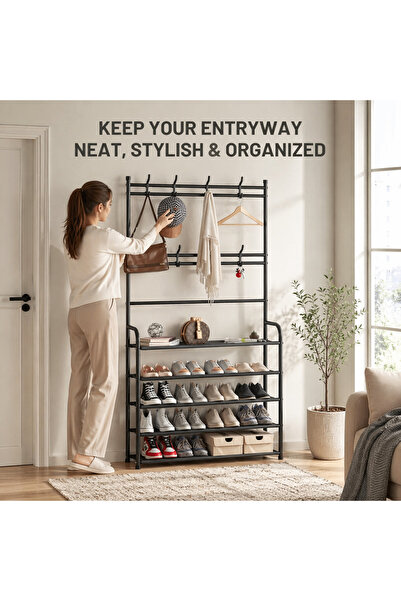 OEM Μεταλλική Παπουτσοθήκη – 5 Ράφια (V09)