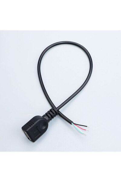 Choice1 كابل طاقة USB أنثى 4 دبابيس JCD بطول 30 سم/1 متر، كابل USB 2.0 أنثى/ذ...