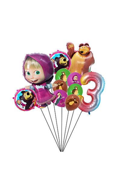 choice2 As shown 3 M Aluminum Foil No. Balloon Set For Kids Party Decoration