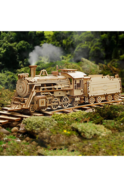 Choice Locomotive Locomotive 3D Car Wooden Puzzle Scale Model,DIY Model Kit, ...
