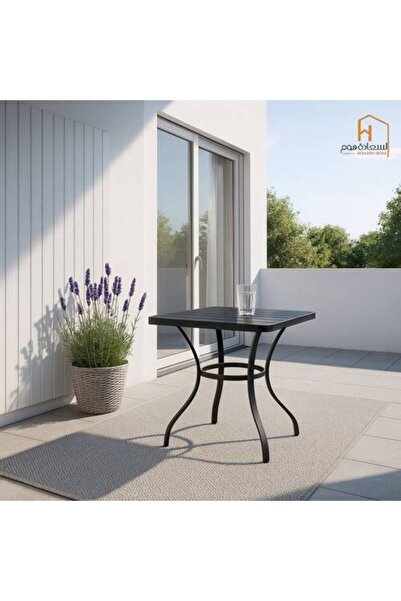 Al Saadah Home طاولة خدمة فردية - أسود