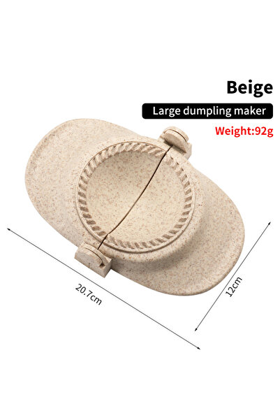 Choice3 L Beige Dumpling Machine Tools Dumpling Mold Clamp Baking Mold Pastry...