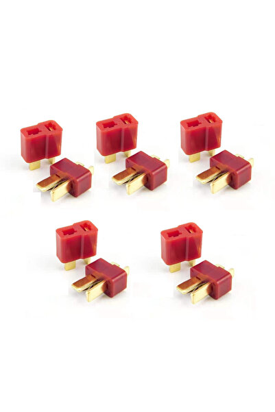 Choice 10PCS 5 Male 5 Female 10PCS T- Plug Male & Female Connectors Deans Sty...