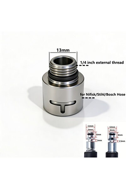 Choice C 1/4inch Pressure Washer Adapter External Thread Connect Cleaning Noz...