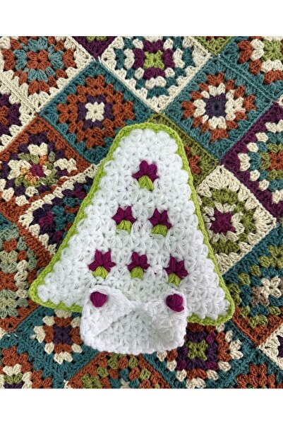 TUTUYA TEXTIL El Örgüsü 1 Adet Karışık Beyaz Yakalı Lif