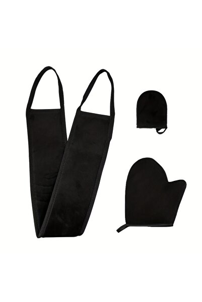 Choice black 3pcs Self-Tanning Kit - Includes Back Applicator, Mini Finger Gl...