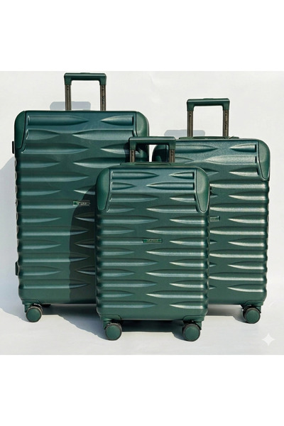 WAF Panda ABS + PC Luggage Set 3 PCS (20/24/28 Inch) Hard Shell Suitcase, 360...