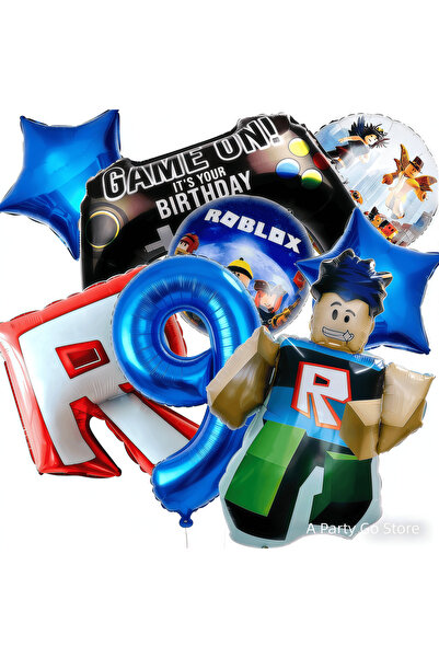 Choice1 بالونات روبلوكس - 8 قطع - 9 بالونات كرتونية على شكل شخصيات لعبة روبلو...