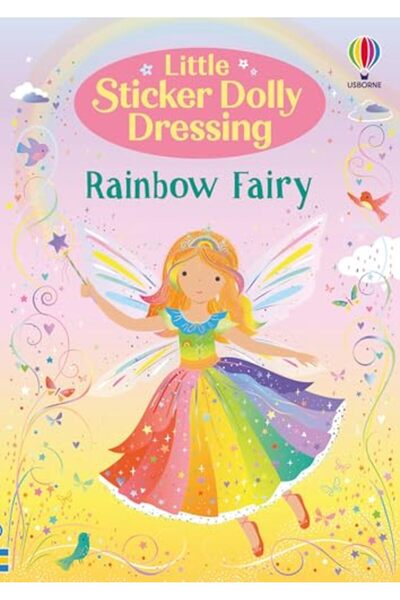 Usborne دمية صغيرة لاصقة ترتدي زي جنية قوس قزح