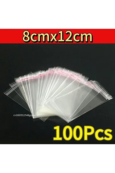 Choice3 100 قطعة 8-12 سم 100/200 قطعة أكياس بلاستيكية شفافة ذاتية اللصق من ما...