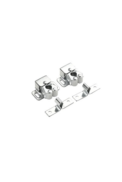 Choice Silver 2 pairs Press The Home Wardrobe Door Buckle Touch The Bead Magn...