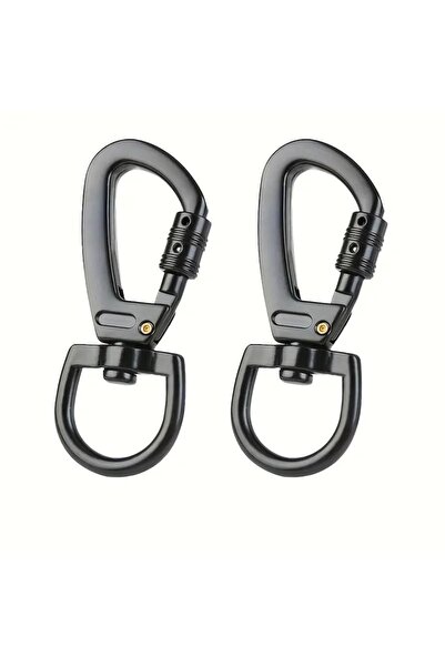 Choice black 2-piece rotating outdoor lanyard, dog leash lanyard, suitable fo...