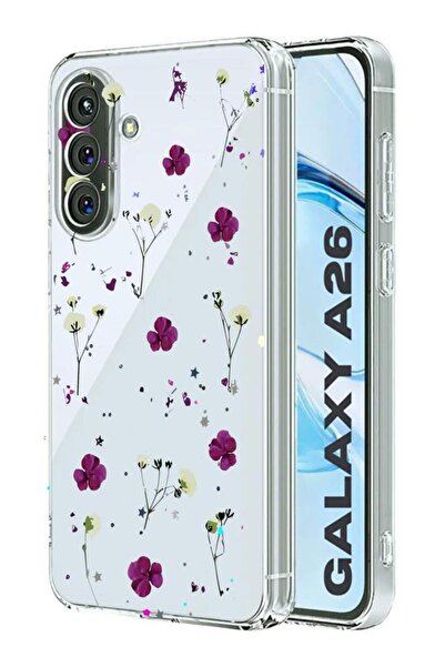 3GEN CASE Samsung Galaxy A17 5G-Galaxy A26 Uyumlu Lüx Desenli Şeffaf Silikon ...
