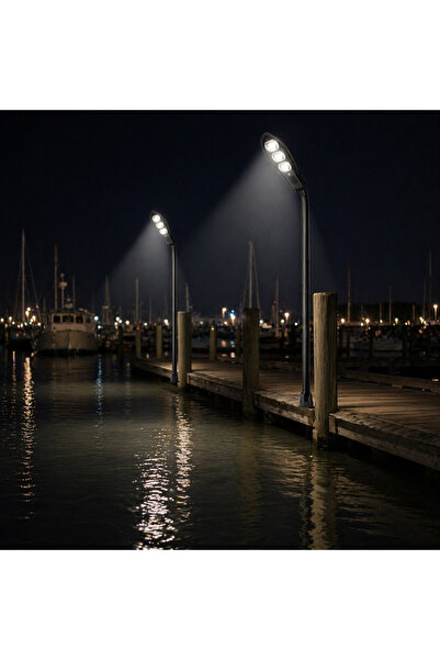 OEM ΣΕΤ 2 τεμαχίων Φωτιστικό Δρόμου με 90 LED, Ηλιακή Φόρτιση (V03)