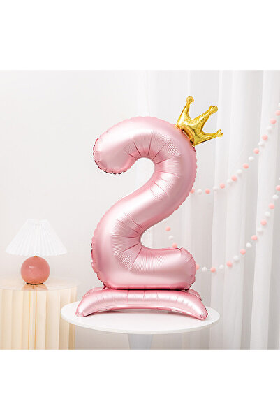 Choice4 Pink Style A-42inch 2 32/42inch Crown Decor Pink Aluminum Foil Digita...