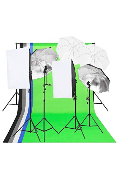 vidaxl Κιτ Στούντιο Φωτισμού Φωτογράφισης 190238