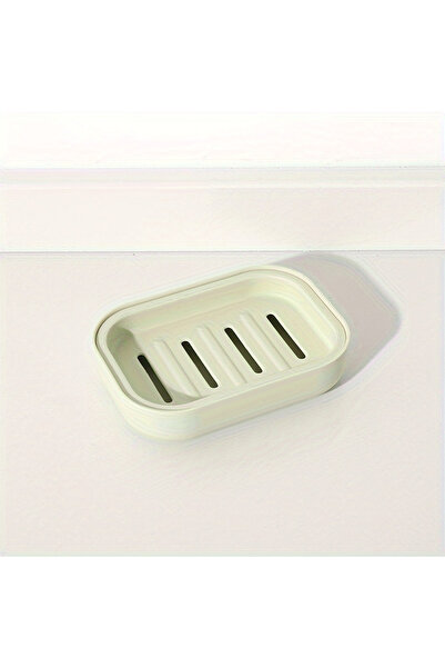 choice2 Light Green 1pc Double-Layered Creative Soap Box - Portable, Travel-F...