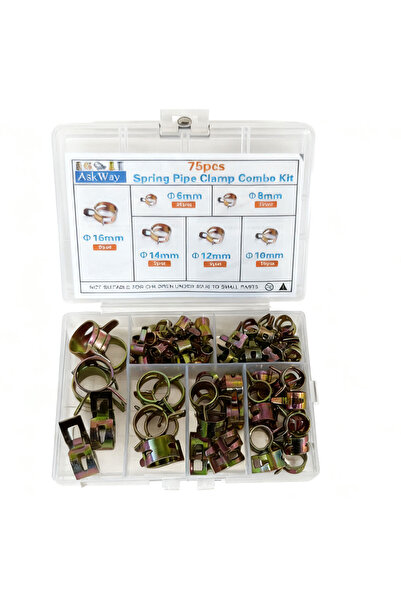 choice2 191SET 75/190Pcs 6mm-22mm For Choose Fuel Spring Clip Vacuum Silicon ...