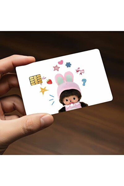Choice4 ملصقات بطاقات الائتمان الزخرفية z3 18.6x13.7 سم من M-Monchhichi-M منا...