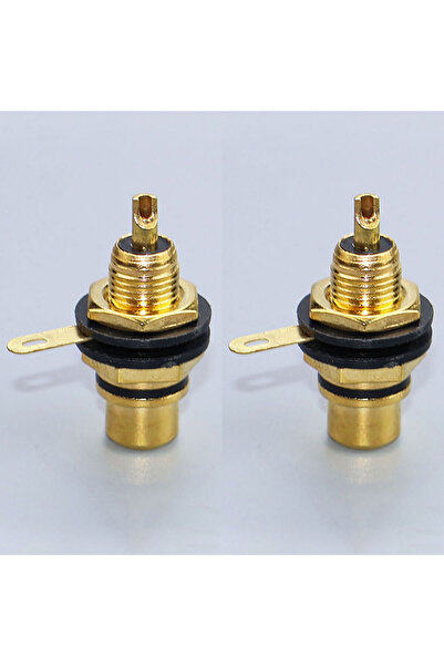Choice1 Black 2PCS JCD 2-8PCS Gold-plated RCA Female Socket Connectors Mono R...
