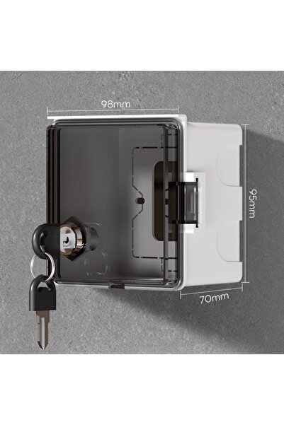 Choice1 Black transparent Outdoor Socket Box 86-Type Electric Vehicle Chargin...