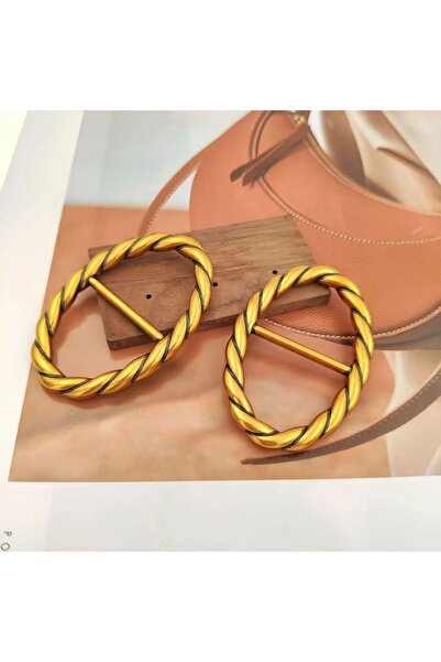 Choice1 53x35mm Gold 1/3pcs Multipurpose Shirt Ring Belt Buckle Belt and Scar...