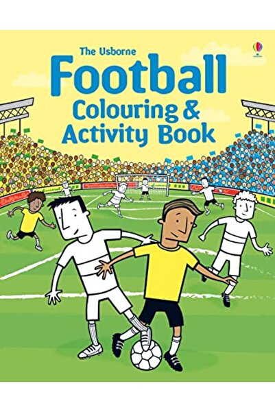Usborne كتاب تلوين وأنشطة كرة القدم