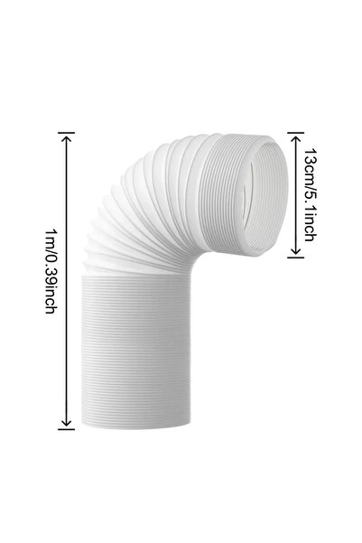 Choice1 15x100cm 150/130MM Vent Hose Duct Outlet Flexible Mobile Air Conditio...