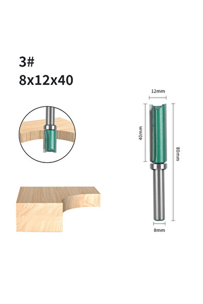 Choice3 8x12x40 PTA 8MM Shank D12MM Pattern Bit Router Bit Woodworking Millin...