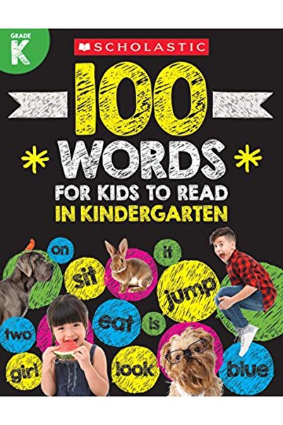Teaching Resources 100 كلمة للأطفال للقراءة في دفتر العمل لمرحلة الروضة