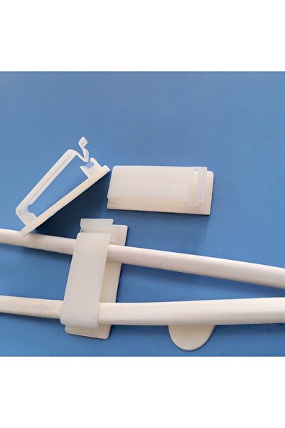 Choice White Cable Fixing Clip Cable Wire Sorting Buckle Chassis Organizer 19...
