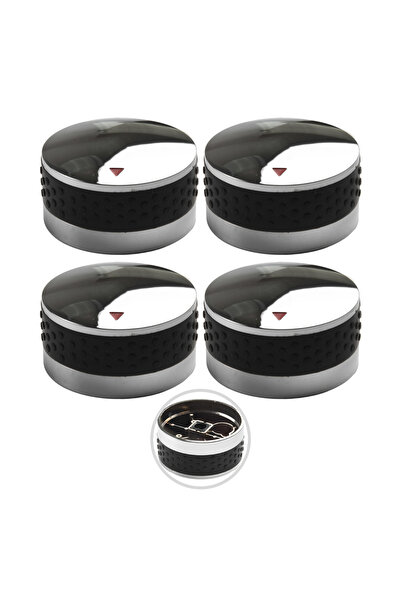 Choice 58mm 4pcs Grill Control Knob BBQ Gas Stove Switch Knob 58mm/50mm Repla...