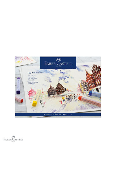 Faber Castell Set de 36 de creioane pastel moi Faber-Castell, culori vibrante...