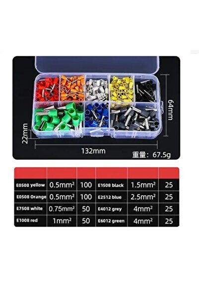 Choice 1Box 400pcs 400PCS Crimp Terminals Kit Wire Connector Crimp Terminator...